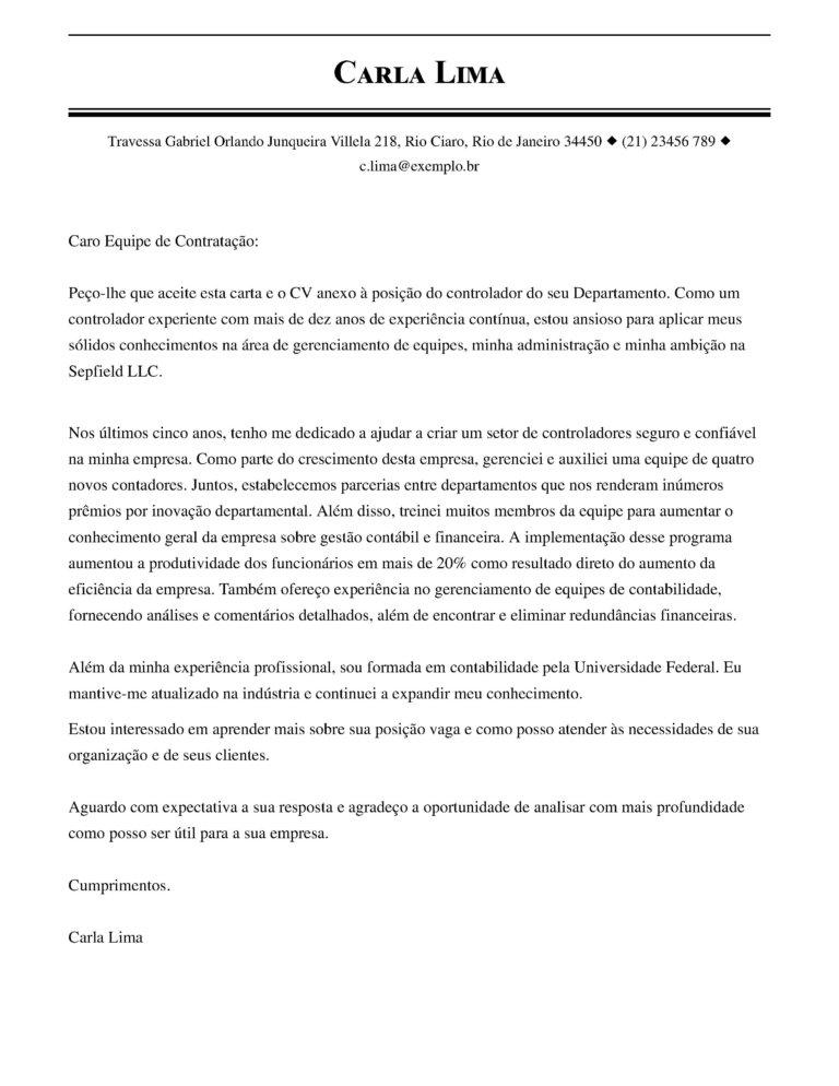 Modelo de carta formal em portugues brasil noticias modelo