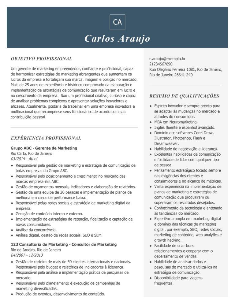 modelo atual CV