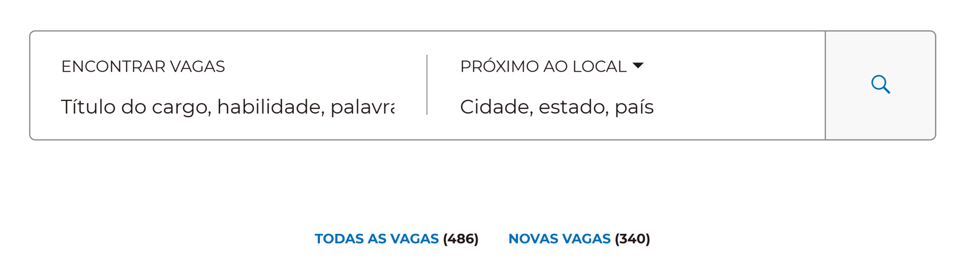 Use os filtros para encontrar vagas no Grupo Mateus